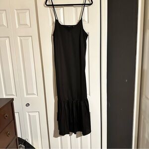 Vero Moda Black Midi Dress Large